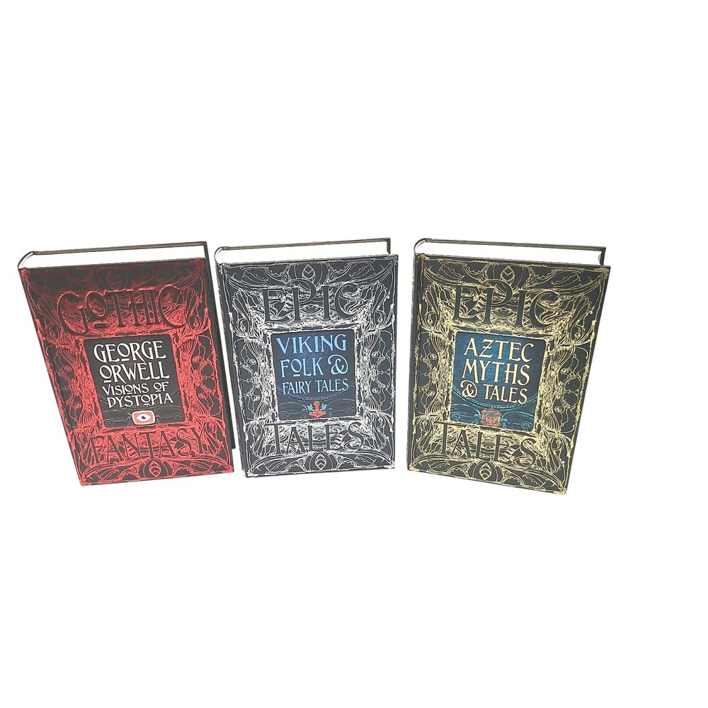 Flame Tree Publishing Epic Tales Gothic Fantasy 3 Book Set Orwell Viking Aztec